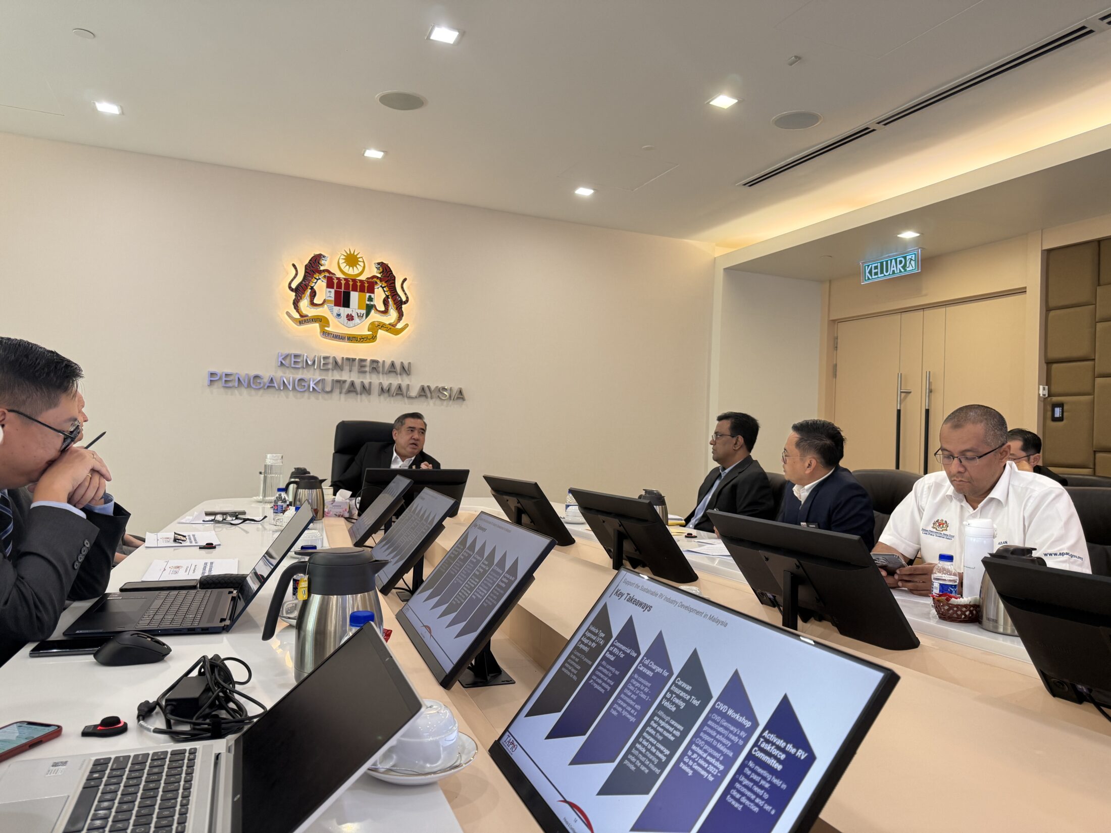 Meeting with MoT Minister YB Anthony Loke