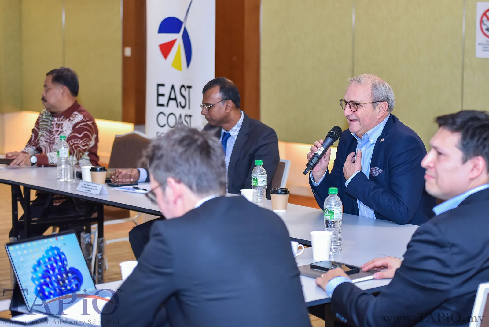 Knowledge-sharing session at Ministry of International Trade and Industry Malaysia in Menara MITI with Government Departments, ECERDC, CIVD, RV Leaders, TAPiO