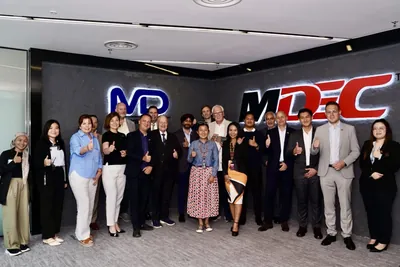 Visiting delegation and MDEC representatives during the May 2025 engagement